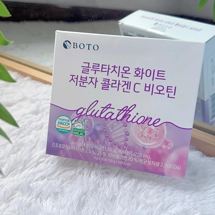 ➤现货🇰🇷｜BOTO Glutathione White Small Molecule Collagen C Biotin 4g x 30s  谷胱甘肽白低分子胶原蛋白维生素C