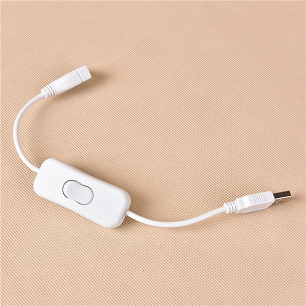 【akula store】NEW 28cm USB Cable With Switch ON/OFF Cable Extension Toggle For USB Lamp USB Fan Power Supply Line Durable HOT SALE Adapter