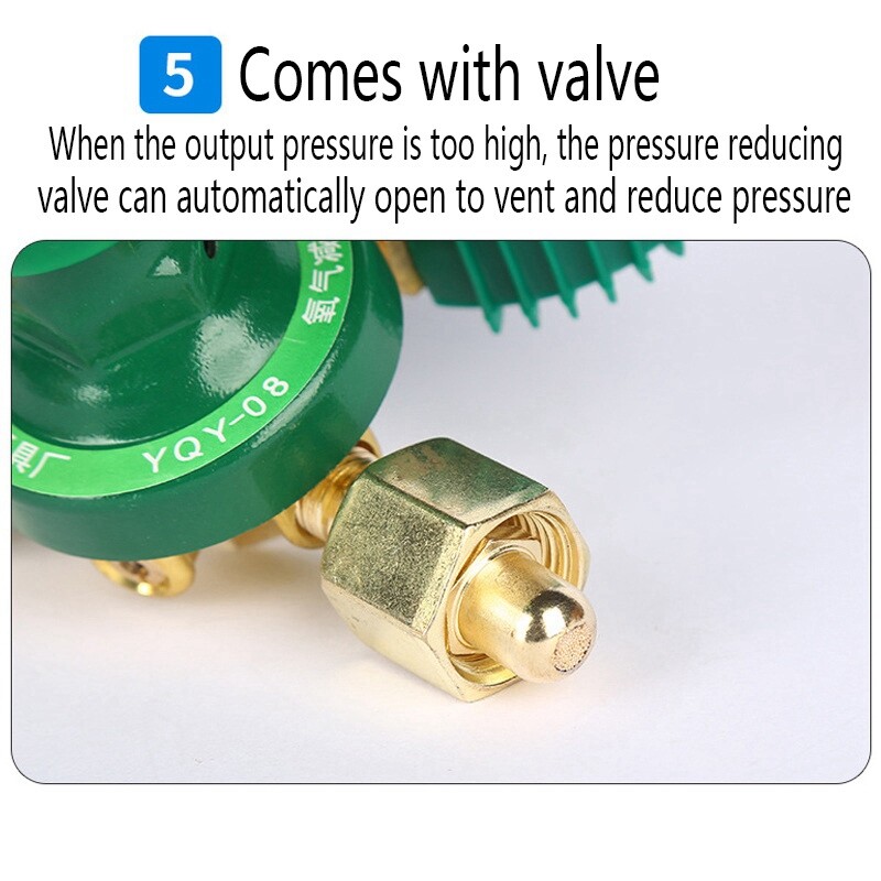 Oxygen Gas Bottle Regulators O2 Reducing Pressure Inhaler Acetylene