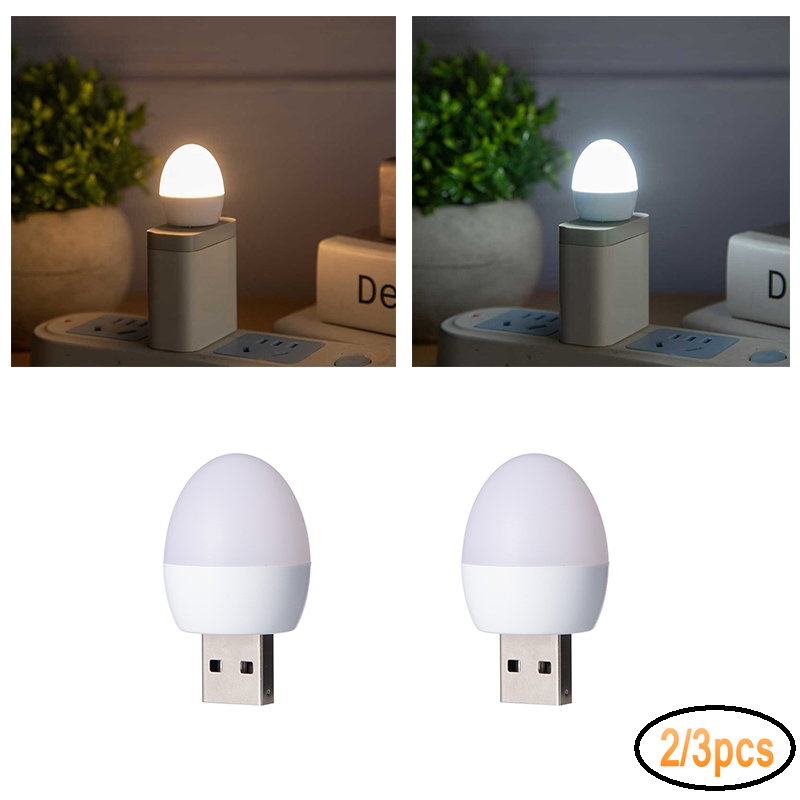 LED Night Light USB Mini Light Portable Bedroom Bedside Head Light Eye Protection Book Reading Light
