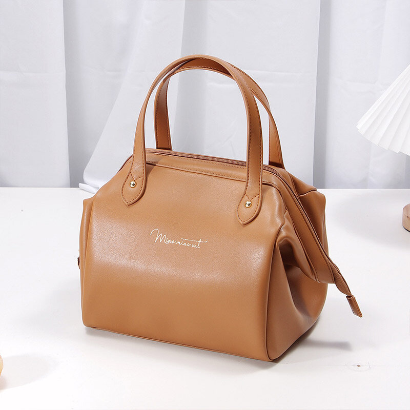 XINLANYASHE thermal bag Lunch box storage bag thermal bag cooler bag thermal bag, lunch box lunch box PU leather lunch bag lunch box bag