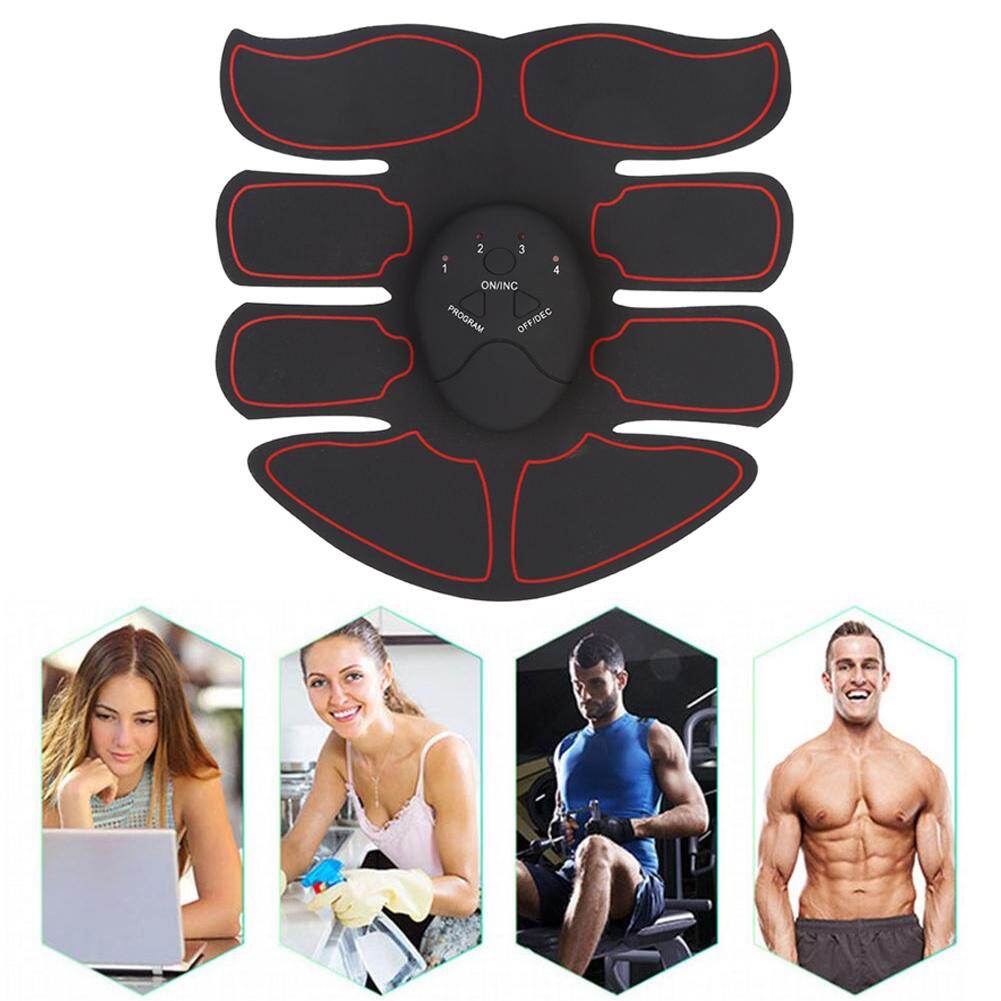EMS Intelligent Strength Training Patch (1 Abdomen + 1 Main) (Black + Red)
