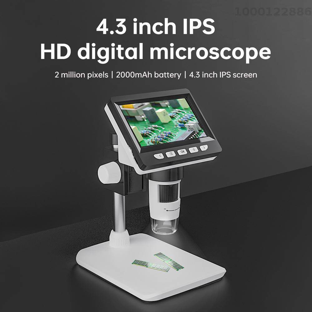 KKmoon Digital Microscope 2MP Pixel 50-1000X Magnification Portable Microscope for Identification Observation Compatible with Wins XP Vista7/8/10/11 MACOS X 11.0 or Higher Computers Operating System