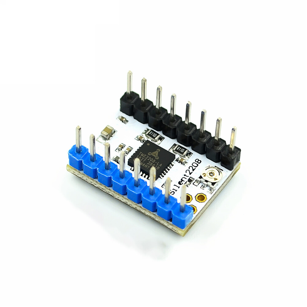 DM Phụ Kiện Máy In 3D Trình Điều Khiển Động Cơ Bước TMC2208 V1.2 Với Bộ Tản Nhiệt Hỗ Trợ Bước/Giao Diện DIR Và Giao Diện SPI 256 Phân Chia Dòng Điện Cực Đại 2A