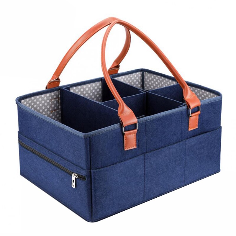 Baby Diaper Caddy Large Organizer Tote Bags Portable Holder Bag Car