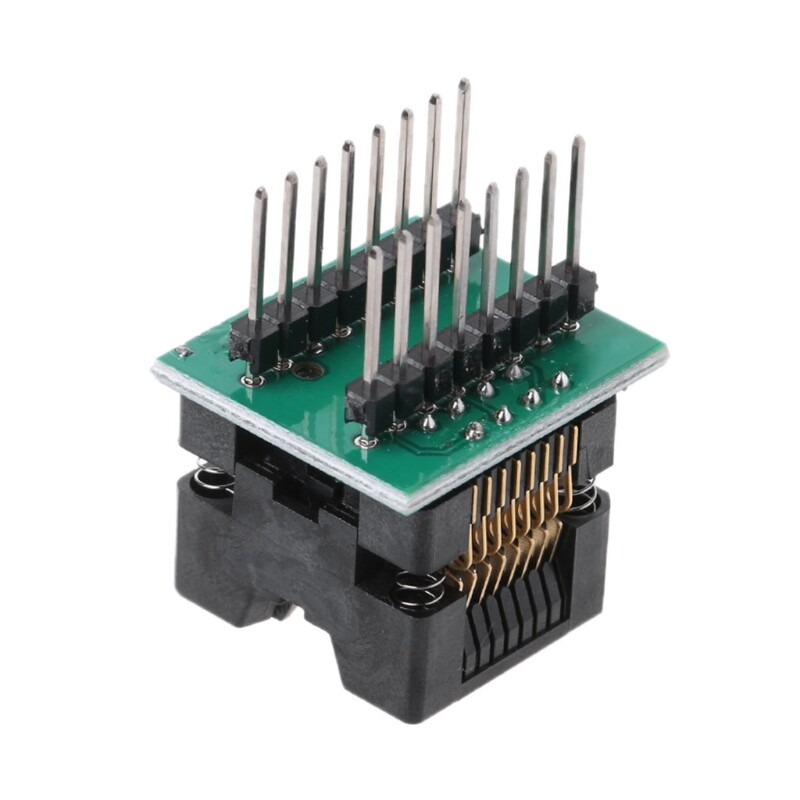 【New Arrival】 SOP16 TO DIP16 IC Socket SOP16 Turn DIP16 Programmer Adapter 150mil Write for Se
