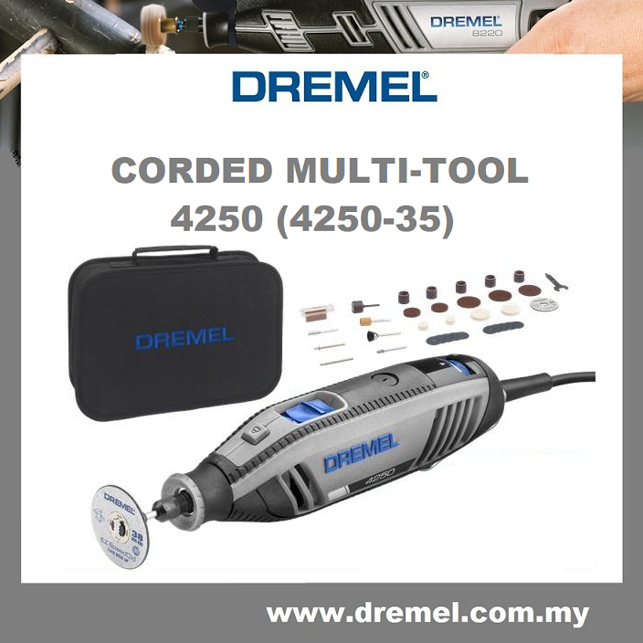 DREMEL® 4250 High performance corded MultiTool 425035 Lazada