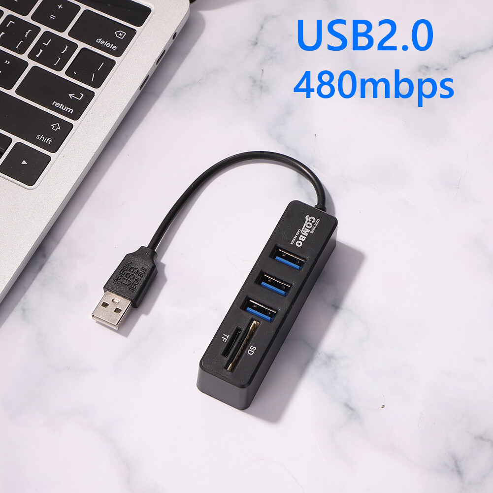 Bộ Chuyển Đổi HUB Đa Năng USB 2.0 Nhiều USB 5/8 Cổng Bộ Chia Ổ Cắm Chia Nguồn USB USB Đầu Đọc Thẻ Cho Máy Tính Xách Tay Máy Tính Để Bàn