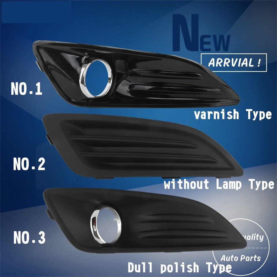 Huiyisunny Front bumper Fog light Cover For Ford Fiesta 2013 2014 2015