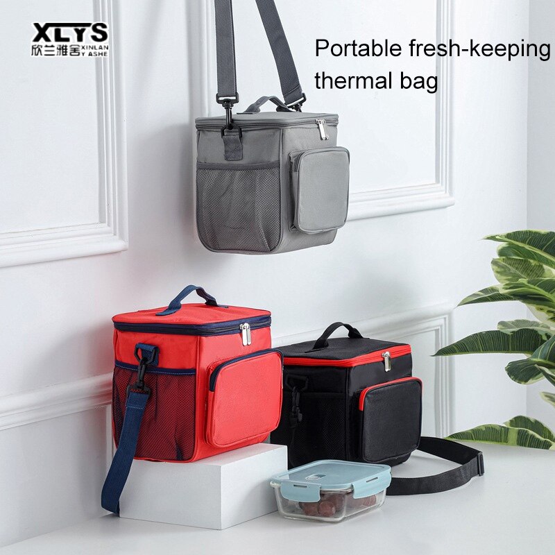 XINLANYASHE Beautiful lunch box, lunch bag, insulated lunch bag Portable insulated bag, lunch bag Oxford cloth bag, lunch box bag, outdoor picnic bag, ice bag