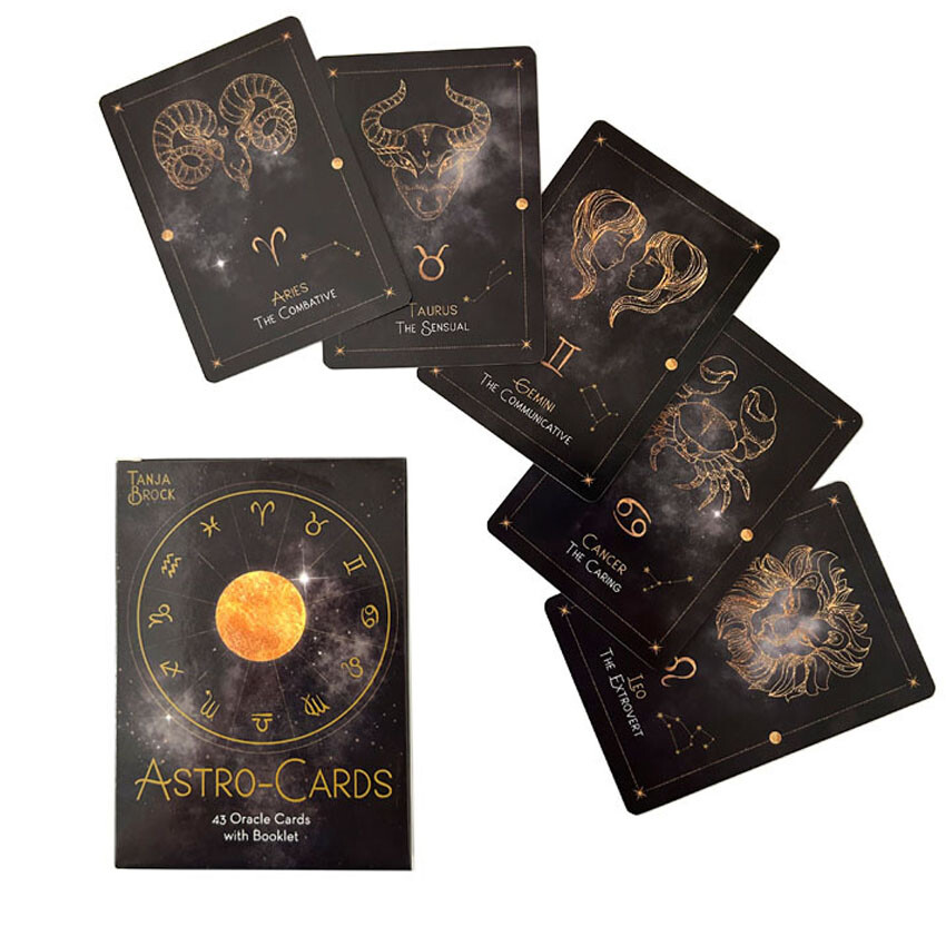 10.4cm x 7.3cm astro-cards oracle deck card game