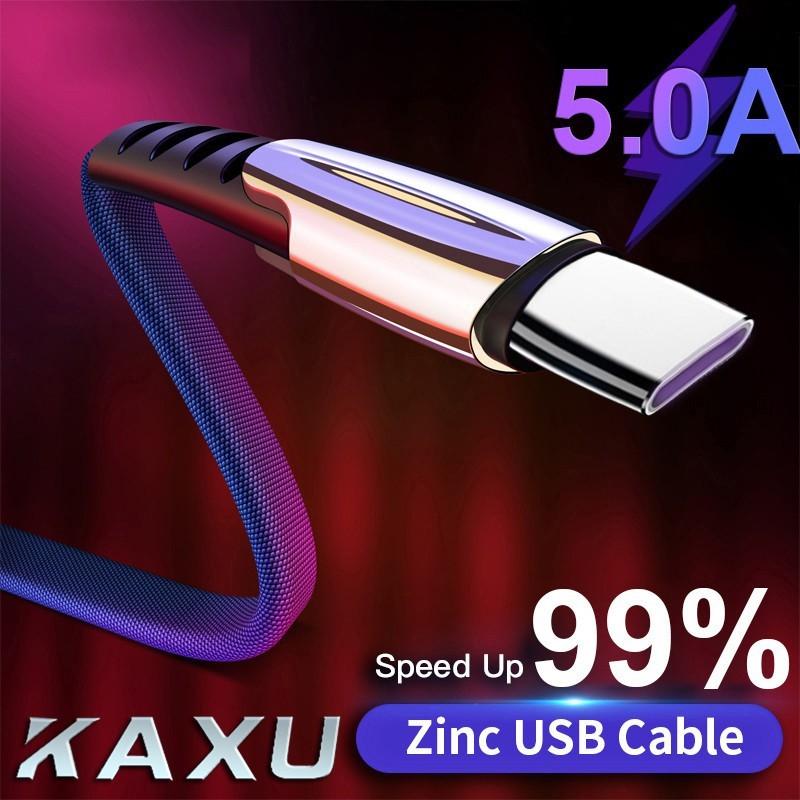 [Allmobiles] Bộ Chuyển Đổi Cáp Sạc Nhanh 1M 5A MicroUSB Type-C Cho Android Samsung Huawei