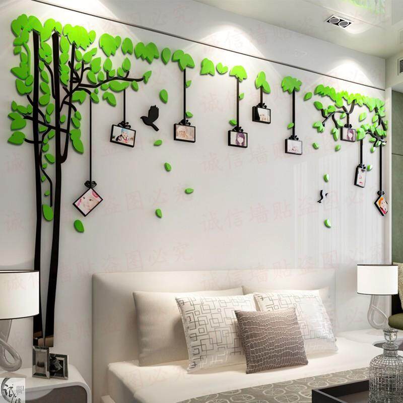 Sáng Tạo Ảnh Treo Tường 3D Acrylic Dán Tường Phòng Khách TỰ LÀM Nghệ Thuật Trang Trí Treo Tường TIVI Nền Sofa Trang Trí Tường