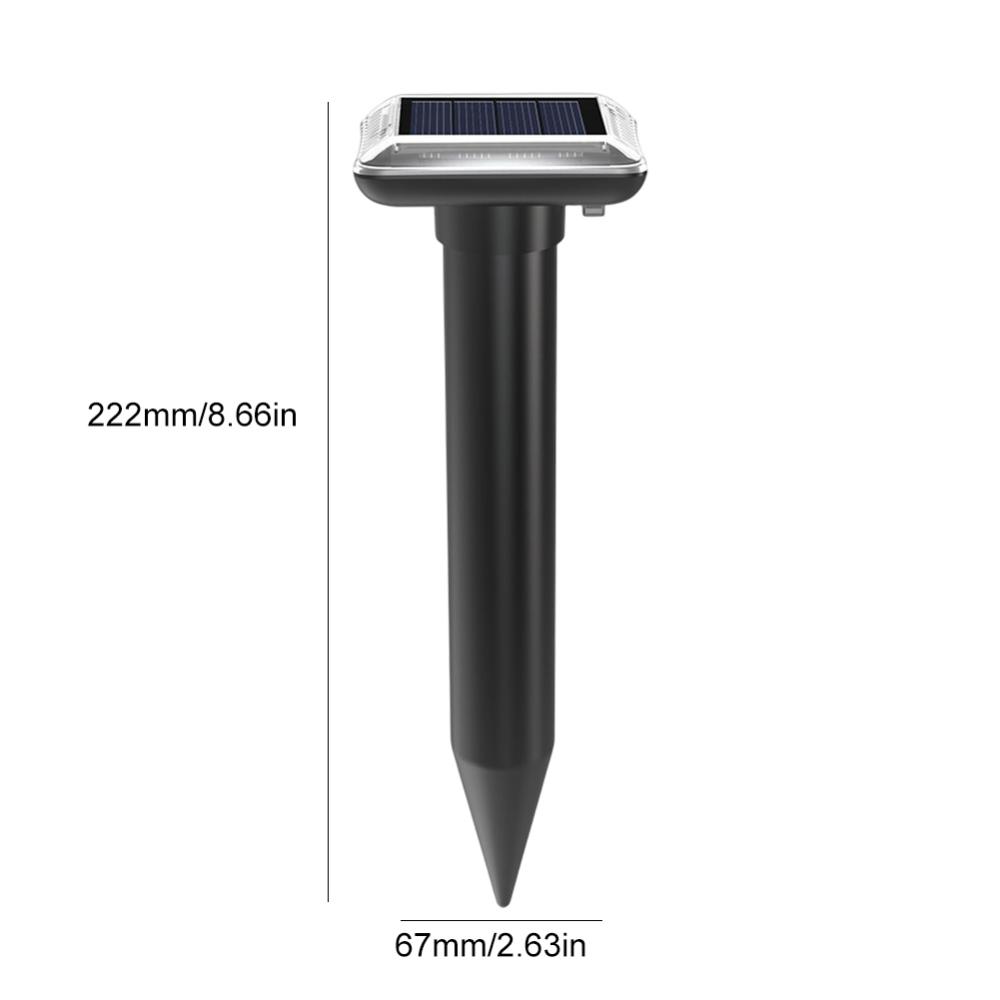[Mới] 2 cái sử dụng năng lượng mặt trời rắn mole Repeller siêu âm không thấm nước sử dụng năng lượng mặt trời động vật răn đe có thể sạc lại pin năng lượng mặt trời repellers cho vườn/sân