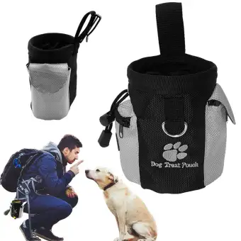 Silynew Portable Pet Food Bag Training Treat Bags Removable Puppy