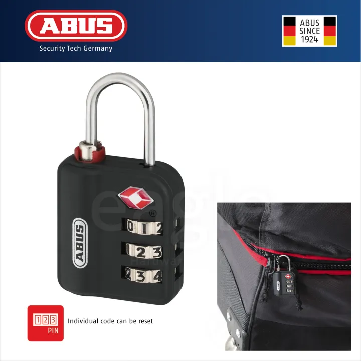 abus luggage lock