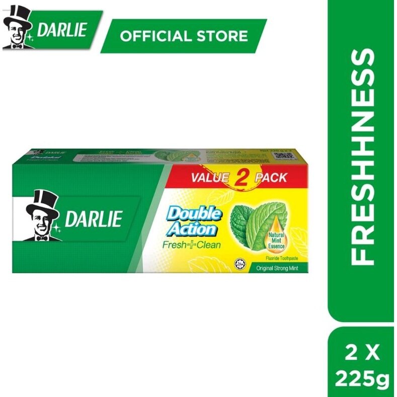 Darlie | Double Action Toothpaste (2× 225g)/(1× 250g) | Lazada