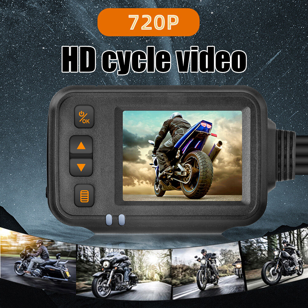SE30 Camera Hành Trình Xe Máy, Đầu Ghi Hình Hai Kênh Trước + Sau Với Màn Hình 2 Inch