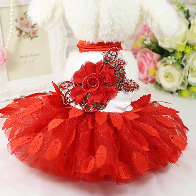 Quần Áo Cho Chó Váy Cưới Thú Cưng Cho Chó Nhỏ Váy Cho Mèo Đảng Công Chúa Trang Phục Thú Cưng