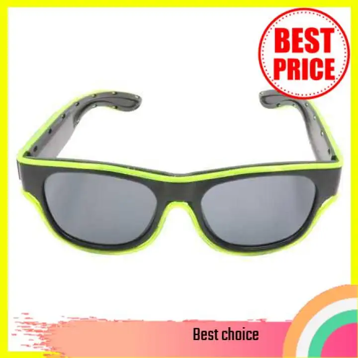 fluorescent green sunglasses