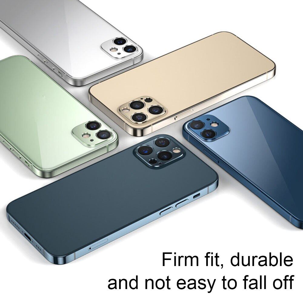 HOCE For iPhone 12 Pro Max 12 Mini Camera Lens Protective Frame For iPhone 12 Pro Metal Alloy Protector Phone Accessories