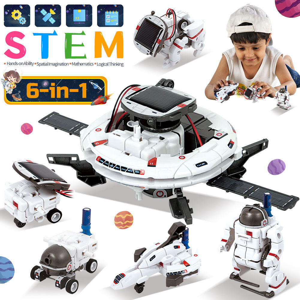 Conusea kids solar robot toys 11 in 1 stem educational learning diy assembly kit toys