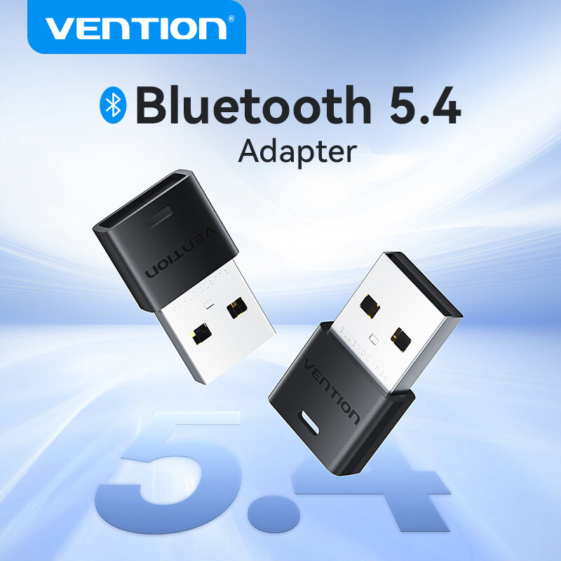 Vention USB Bluetooth 5 4 Bộ Chuyển Bluetooth 5.4 5.3 5.1 5.0 Cho PC Keyboard Mouse Earphone PS5 PS4 Switch Headset Xbox Win 11 10 8.1 Máy Tính Bảng Bluetooth Adapter