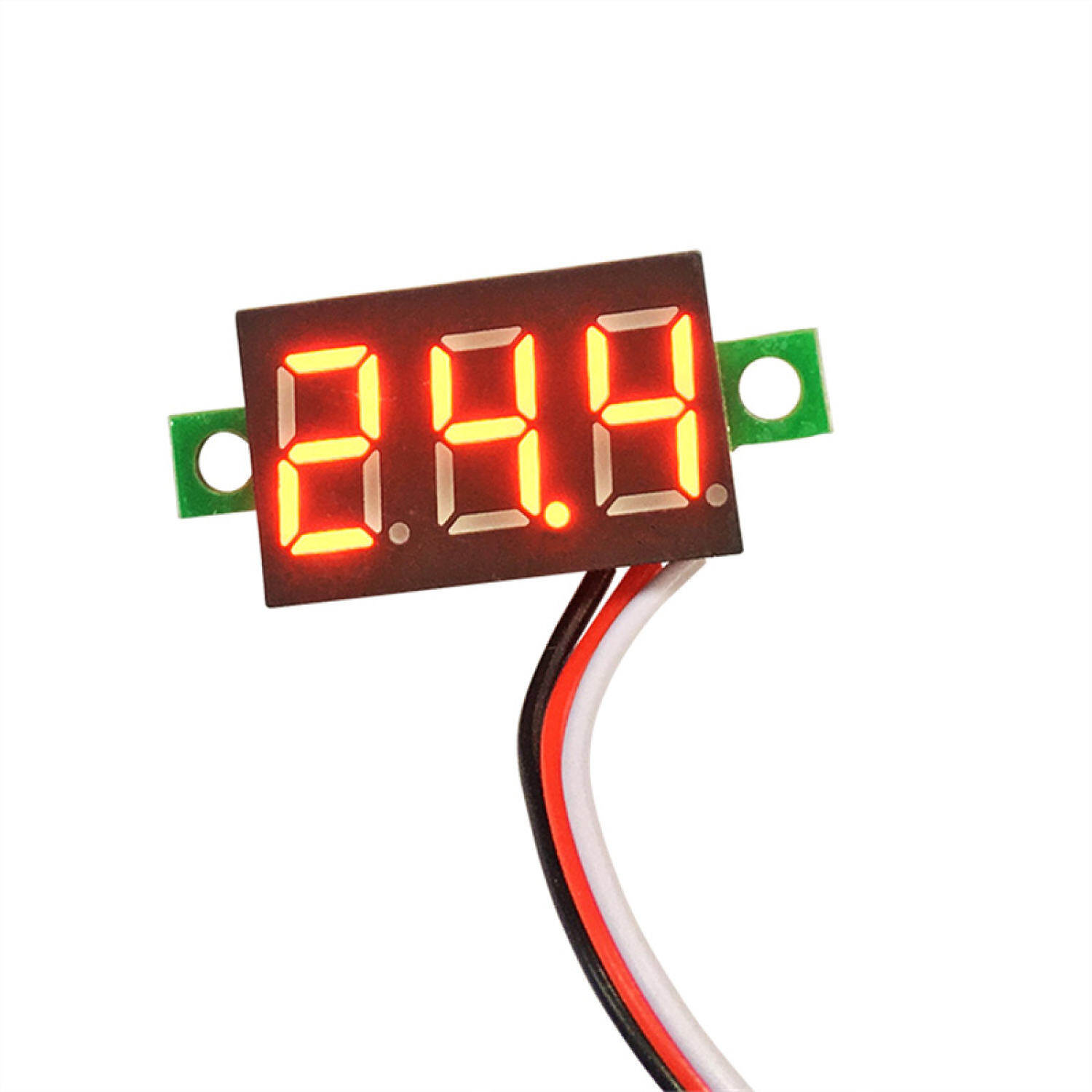 050 vôn kế kỹ thuật số dc 0.36 tích hợp màn hình led có điện áp 0-30.0v nối dây đỏ và dây xanh - intl