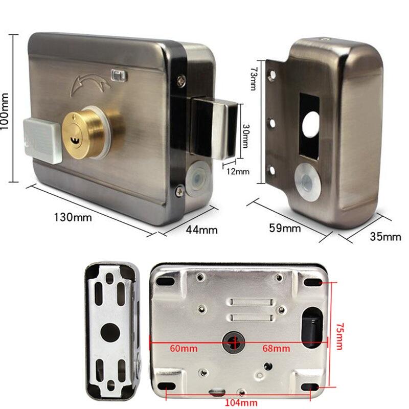 Intelligent Door Lock Video Intercom Compatible Electric Lock Or Wireless Remote Control ID Lock 125Khz Ess Control Lock