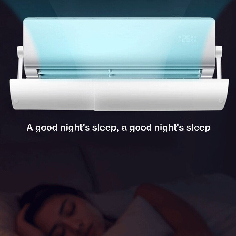 Air Conditioning Cover Adjustable Wind Deflector Air Conditioner Baffle Shield Cover For Household Bedroom Decoration