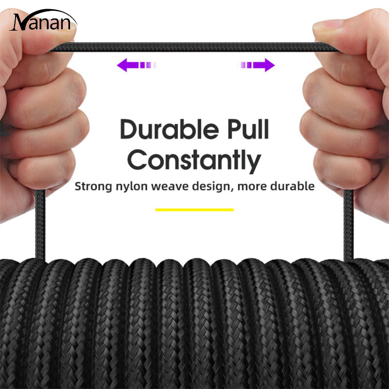 540-degree Rotating Magnetic Cable Fast Charging Magnetic Charger Cable Compatible For Ios / Android / Type-c