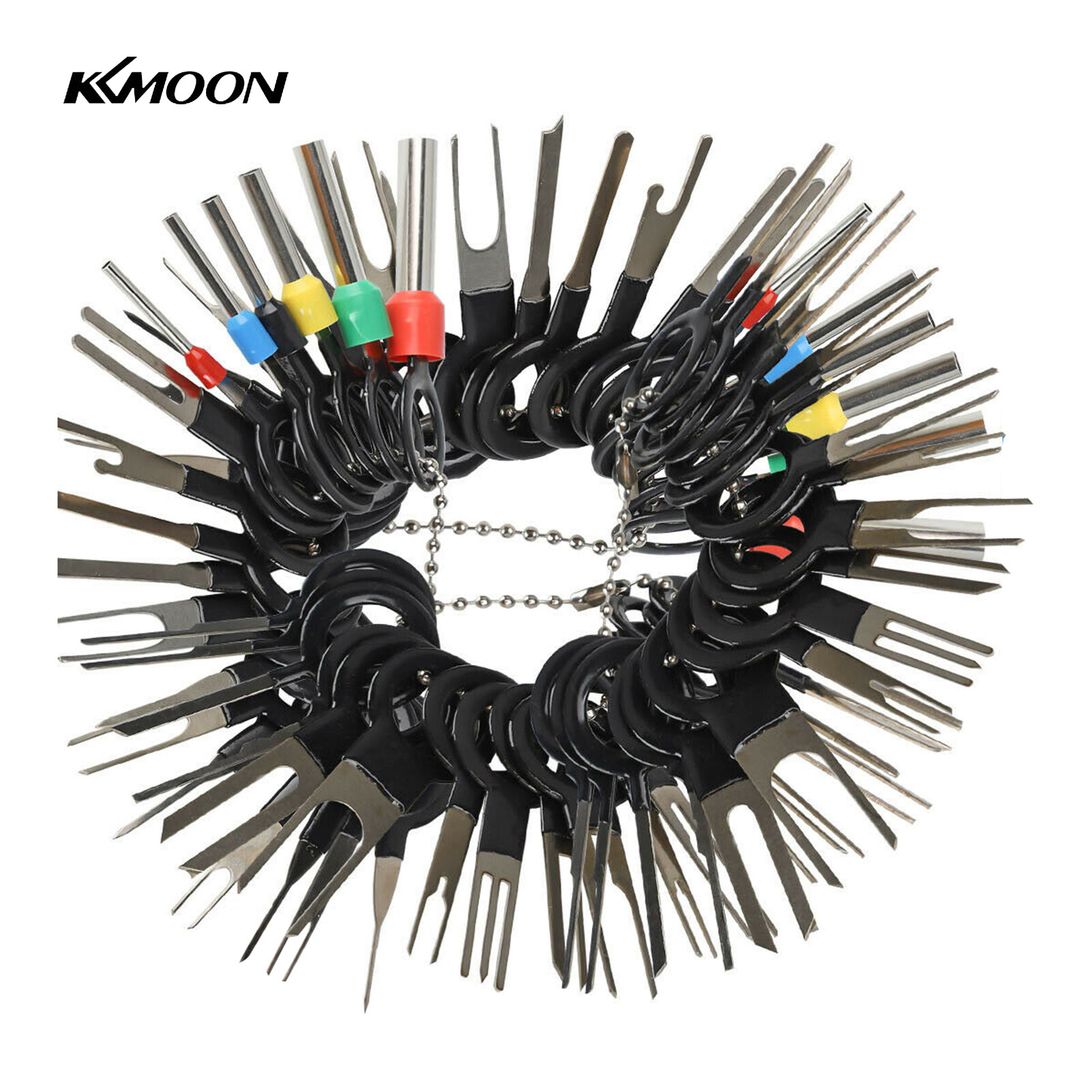 KKmoon 39Pcs Wire Terminal Removal Tool Car Electrical Wiring Crimp Connector Pin Kit