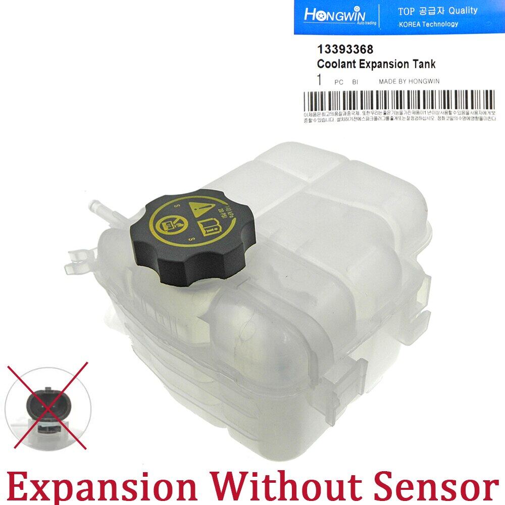 New Coolant Reservoir Expansion Tank&Cap With Water Temperature Sensor