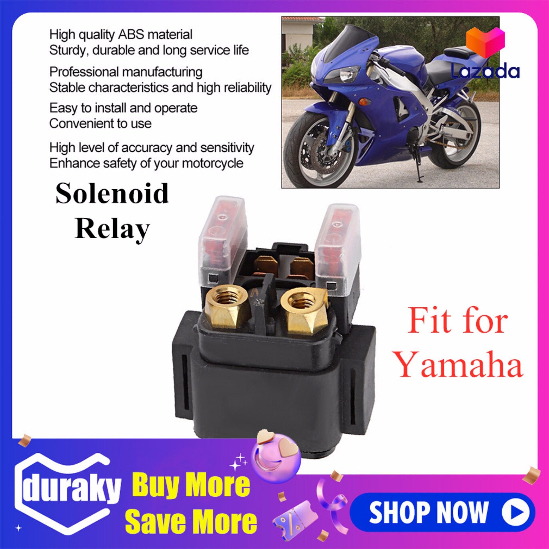 Motorcycle Starter Solenoid Relay for Yamaha XVS1100 V-Star Custom//Classic 1999-2009