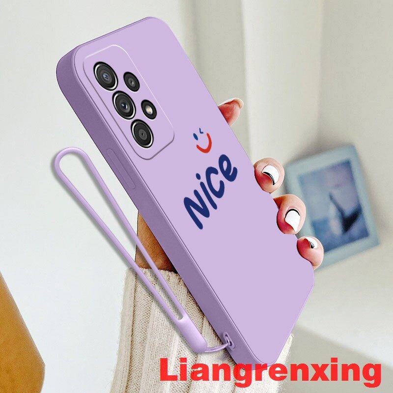Casing SAMSUNG a52 samsung a52s 5g phone case Softcase Liquid Silicone Protector Smooth shockproof Bumper Cover new design YTNC01
