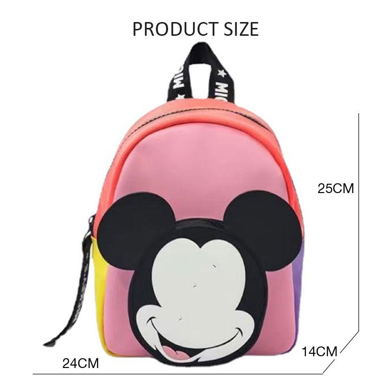 OLANG Children's Bag Cute Disney Mickey Mouse Decorated Mini Backpack