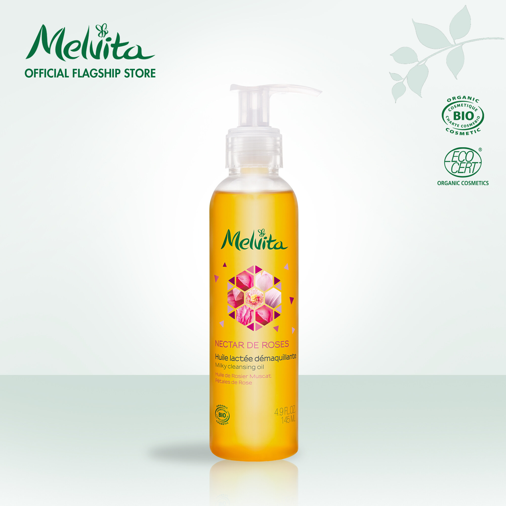 Melvita Nectar de Roses Milky Cleansing Oil 145ml [Exp : Nov 2022] | Lazada