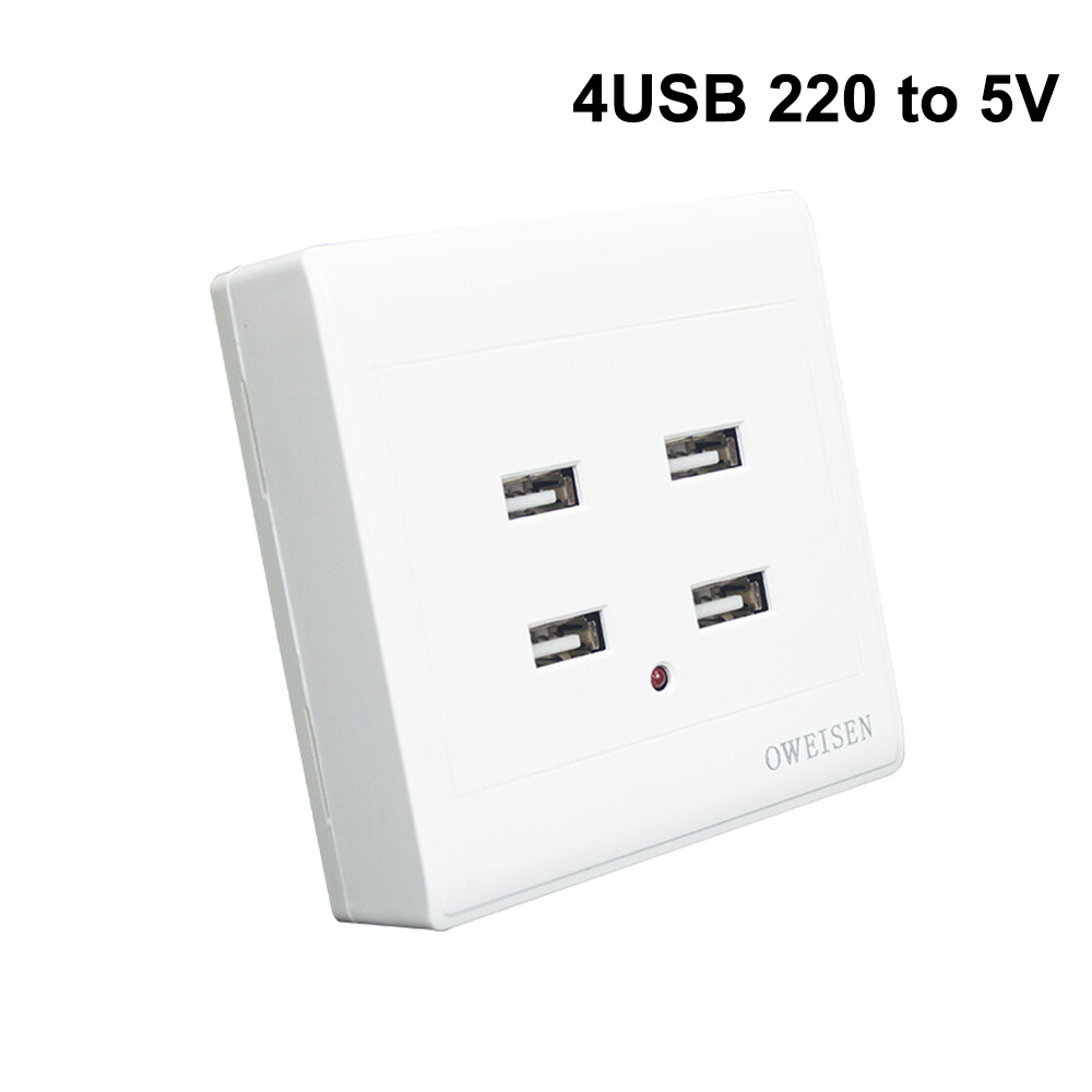 USB Wall Outlet Charger Tamper-Resistant Receptacles Plug Charging Power Outlet with USB Ports Electrical USB Socket