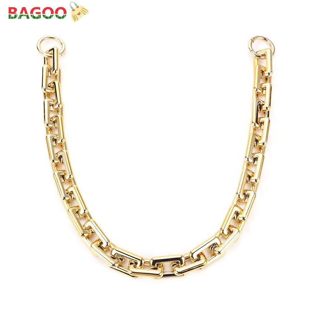 BAGOO INS Fashion Thick Metal acrylic Chain Cloud Bag Strap Bag Handles Women Shoulder Bag Handbag Replacement Chains DIY Bag Accessories