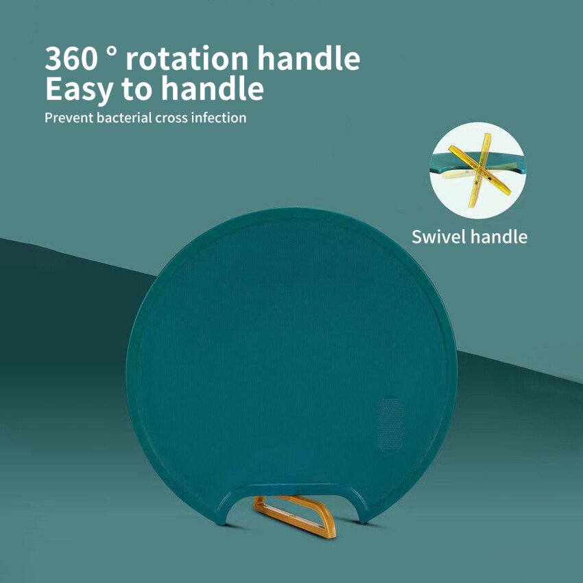 Chopping Blocks Thickened Cutting Board Anti-Mildew Non-Slip PE Plastic Round Rotatable Sticky Board Pad Cutting Board Kitchen