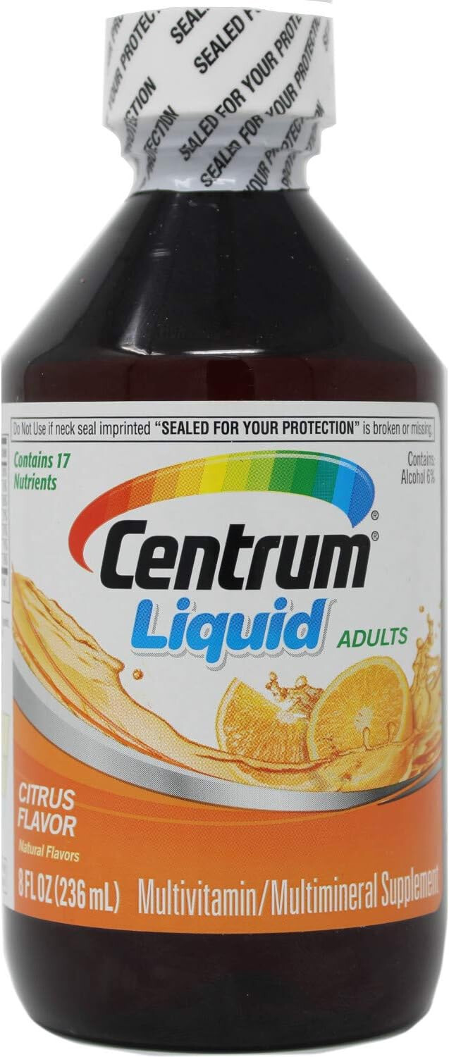 Centrum Liquid Multivitamin Orange 8 Ounce (Pack of 3) | Lazada