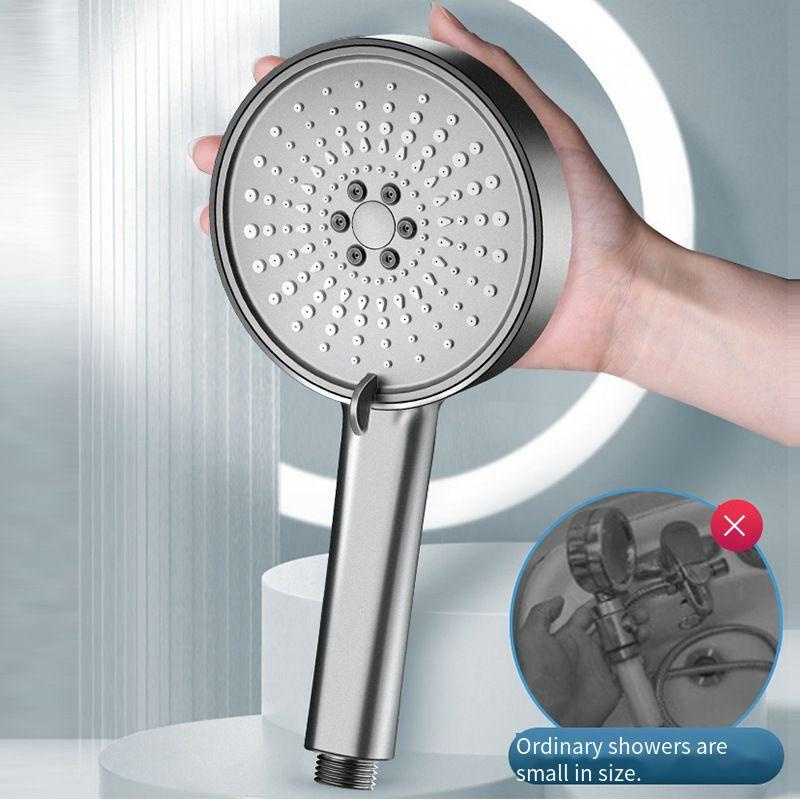 5 Modes Large Panel Shower Head Adjustable High Pressure Water Saving Shower Head Water Massage Shower Head for Bathroom Accessories