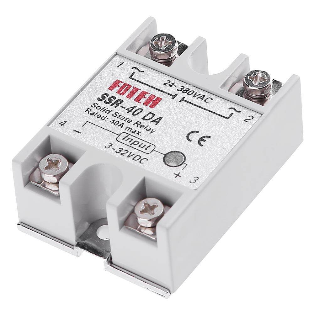 [Moscow Six] Một Pha DC 3-32V Để AC 24-380VAC SSR-40DA 40A Mô Đun Rơ Le Bán Dẫn