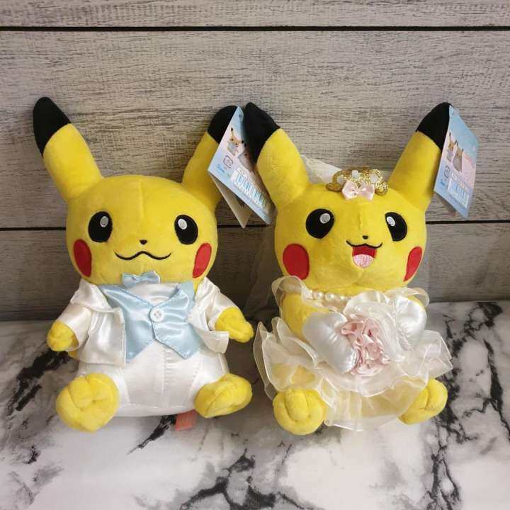 pikachu wedding plush