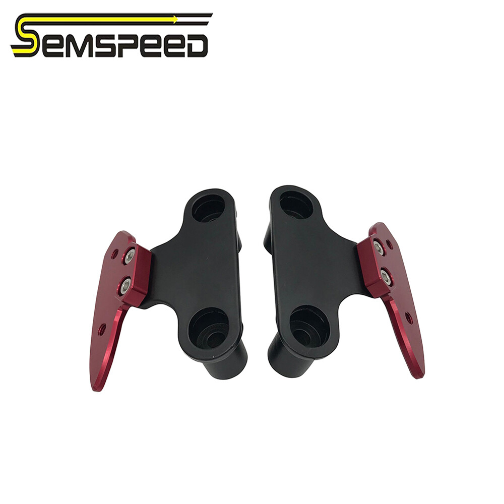 SEMSPEED Motorcycle Modified CNC Rearview Bracket Rear Side View Mirrors Adapter Fixed Stent Holder For Yamaha X-MAX XMAX 250 300 400 125 XMAX300 2017-2022