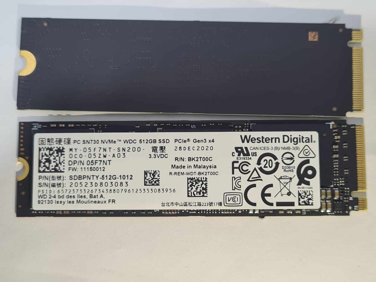 WD SN720 512GB NVMe SSD 2枚まとめ売り