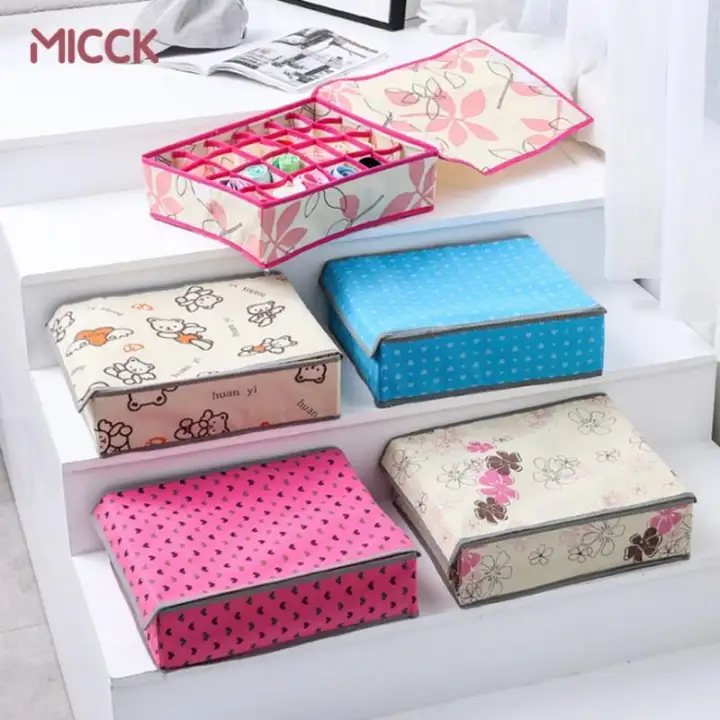 Micck 24 Grids Household Organizer For Underwear Storage Box