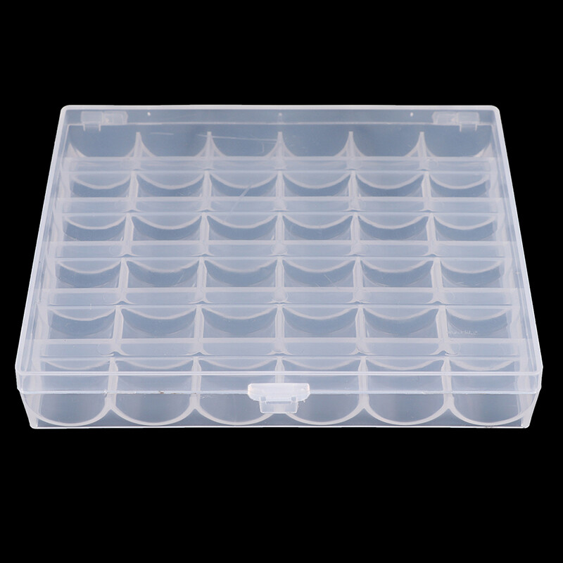 Lofow 25/36 Spools Bobbins Sewing Machine Empty Bobbin Case Organizer Storage Box