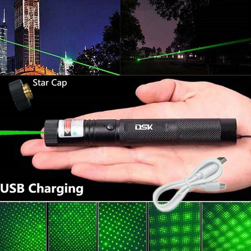 Đèn Chùm Tia Laser Xanh Lục 303ubs Mạnh Mẽ, Tập Trung Điều Chỉnh Lazer Với Bút Laser, Đầu Trận Đấu Bùng Cháy