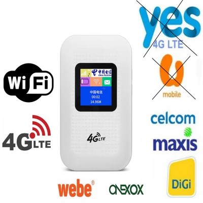 4G LTE Wifi Router 150Mbps Mini Mobile Hotspot Portable Car Mifi Modem Ulocked Wireless Dongle 3G 4G Wi-Fi Router